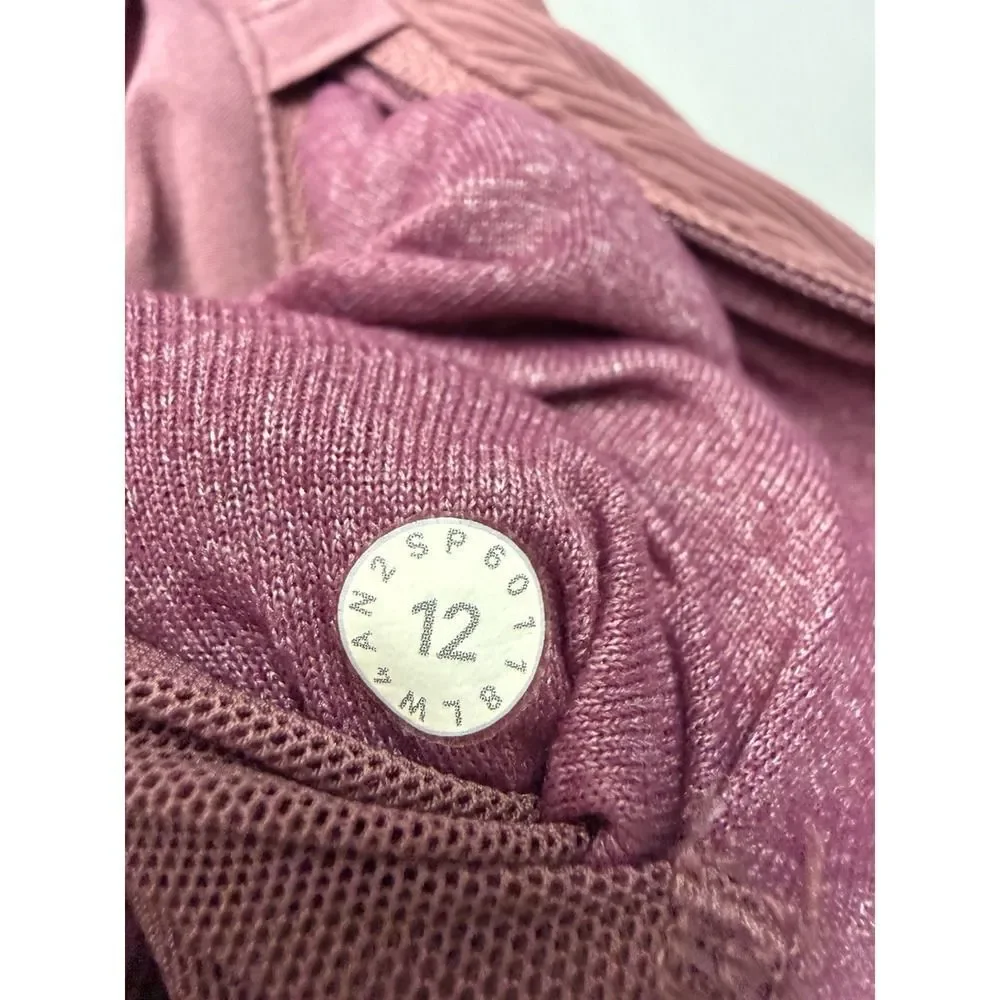 Lululemon Round Trip Jacket – Merlot / Dashing Purple – Size 12